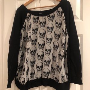 Beautiful Torrid Skull Sweater